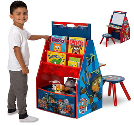 PSI PATROL TABLICA REGAŁ BIBLIOTECZKA BIURKO POJEMNIK STOLIK DZIECI 2W1