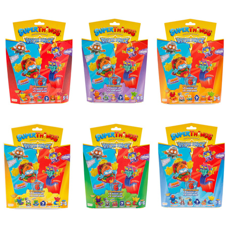 SUPER THINGS ZINGS 6PAK RESCUE FORCE FIGURKI JET