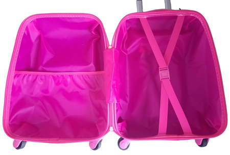 WALIZKA DLA DZIECI FIGURKA LABUBU PODRÓŻNA NA KÓŁKACH KABINOWA DO SAMOLOTU