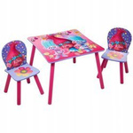 TROLLS TROLE TROLL STÓŁ STOLIK KRZESŁA