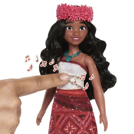 Disney Vaiana 2 ŚPIEWAJĄCA LALKA 27cm Singing Adventure VAIANA Akcesoria