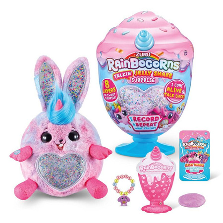 RAINBOCORNS JEDNOROŻEC JAJKO PUCHAREK LODOWY Z MÓWIĄCĄ MASKOTKĄ XXL