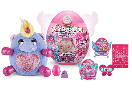 RAINBOCORNS JAJKO 30 cm Z MASKOTKĄ NIESPODZIANKĄ