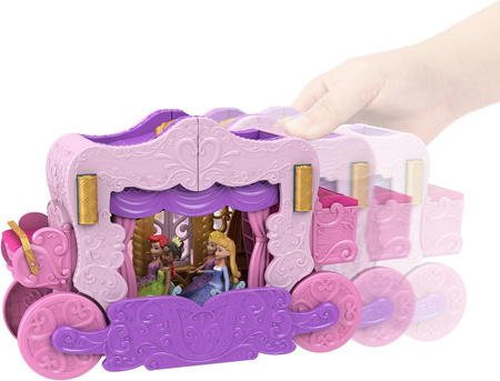 Disney Princess Księżniczka Karoca Zamek 2w1 Zestaw pałac + LALKA AURORA