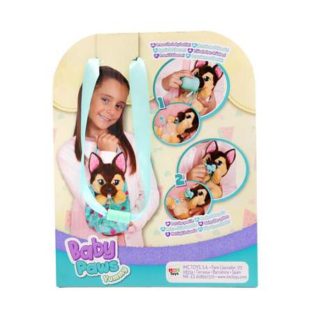Baby Paws Yummy Owczarek niemiecki PIESEK INTERAKTYWNY PIES TORBA MASKOTKA