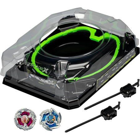 ZESTAW BITEWNY DLA 2 OSÓB BEYBLADE X 2 dyski 2 wyrzutnie Hasbro F9588