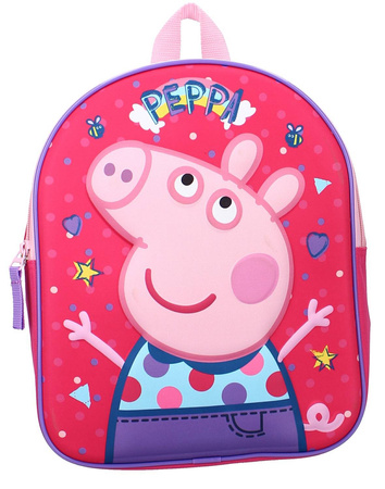 PEPPA PIG 3D ŚWINKA PLECACZEK PLECAK PRZEDSZKOLA