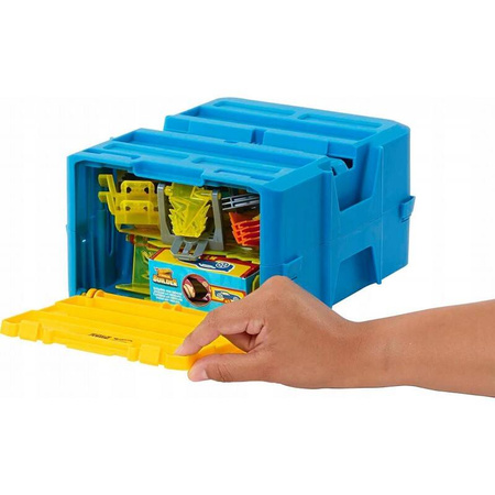 HOT WHEELS TORY ZESTAW Box Track Builder Błyskawica + AUTKO HNN38 HMC03