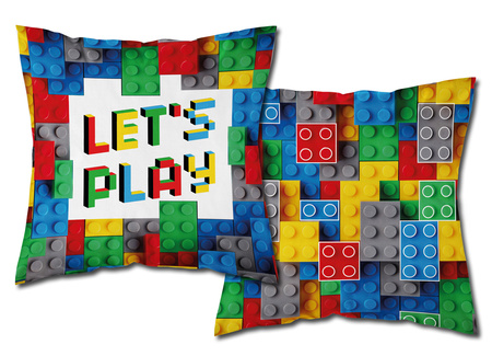 KLOCKI DWUSTRONNA PODUSZKA ŚWIECĄCA JASIEK + WKŁAD