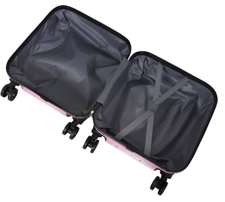 GOOFY MYSZKA MIKI WALIZKA DLA DZIECI PODRÓŻNA SZYFR 4 KÓŁKA