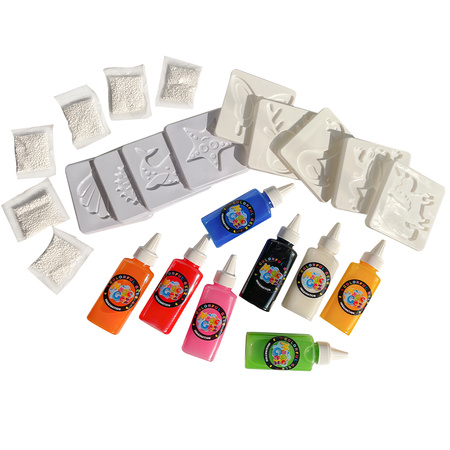 KLEJ ŻEL 3D CRYSTAL GLUE KREATYWNY ZESTAW W WIADERKU MASA PLASTYCZNA