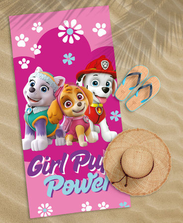 PSI PATROL SKYE EVEREST PIESKI PSY RĘCZNIK KĄPIELOWY PLAŻOWY DZIECIĘCY