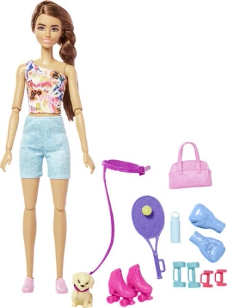 Mattel Lalka Barbie Wellness - Dzień Sportu GKH73