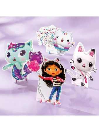 Totum Koci Domek Gabi 3w1 Zestaw kreatywny do robienia bransoletek Mozaika