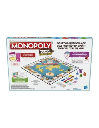 HASBRO DUŻA GRA MONOPOLY PODRÓŻ DOOKOŁA ŚWIATA F4007 Wersja PL