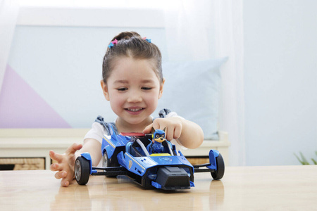 PSI PATROL MIGHTY MOVIE POJAZD KOSMICZNY RADIOWÓZ FIGURKA CHASE DELUXE