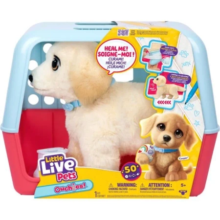 LITTLE LIVE PETS PIESEK PIES WETERYNARZ INTERAKTYWNA MASKOTKA 50 DŹWIĘKÓW