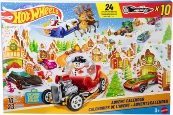 HOT WHEELS KALENDARZ ADWENTOWY 2025 24 NIESPODZIANKI 10 AUTEK AKCESORIA