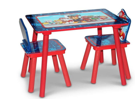 PSI PATROL ZESTAW STOLIK KRZESŁA ORGANIZER REGAŁ