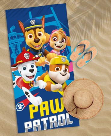 PSI PATROL PIESKI PSY RĘCZNIK KĄPIELOWY PLAŻOWY DZIECIĘCY BASEN