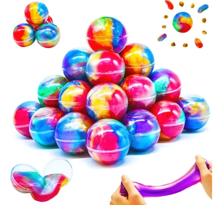 GALAXY SLIME KOSMOS ZABAWKI SENSORYCZNE ZESTAW KOSMICZNYCH GLUTÓW