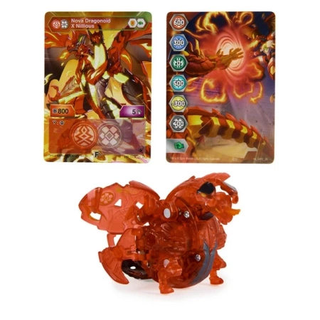 Bakugan Dragonoid x Nillious 20139752 Transformująca figurka 6065525 Karty