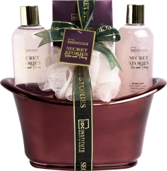 ZESTAW PREZENTOWY KOSMETYKÓW PREZENT NA ŚWIĘTA DO CIAŁA I KĄPIELI PIWONIA