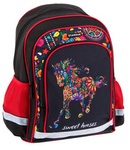 KOŃ KONIE FOLKLOR PLECAK SZKOLNY TORNISTER DZIECI 
