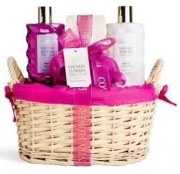 ZESTAW KOSMETYKÓW KOSZ PREZENTOWY DO CIAŁA I KĄPIELI DZIEŃ KOBIET