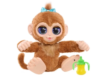 FURREAL INTERAKTYWNA MAŁPKA MAŁPA MÓWI CHODZI PIJE 100 REAKCJI MASKOTKA