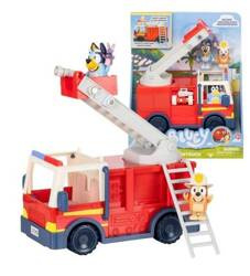 BLUEY BINGO WÓZ STRAŻACKI FIRETRUCK AUTO POJAZD FIGURKI