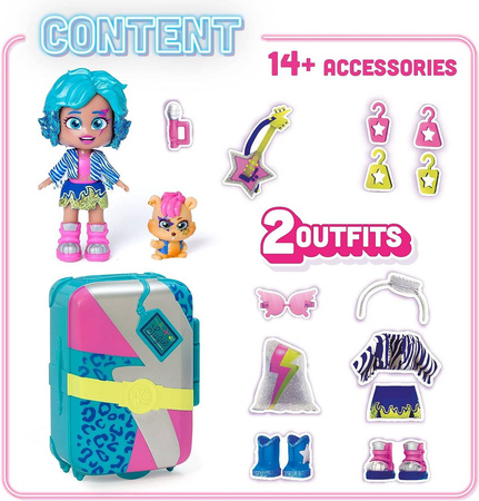 KOOKYLOOS SUZIE'S SUITCASE - WALIZKA, LALECZKA