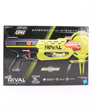 NERF RIVAL PISTOLET NA KULKI MERCURY + TARCZA