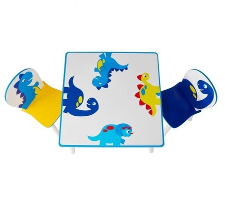 DINOZAURY DINOZAUR DINO STÓŁ STOLIK KRZESŁA