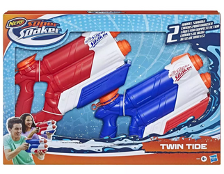 PISTOLET NERF SUPER SOAKER TWIN TIDE 2 PISTOLETY NA WODĘ ŚMINGUS DYNGUS