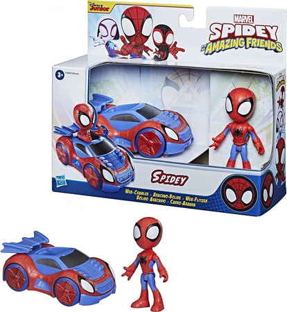 MARVEL SPIDEY I SUPER-KUMPLE FIGURKA SPIDEY 10 CM Z POJAZDEM F1940