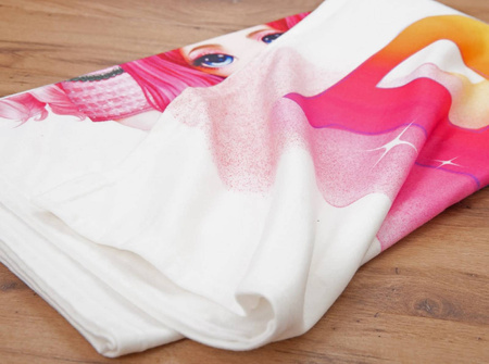 RAINBOW HIGH CIEPŁY DUŻY KOC KOCYK PLED 130X160