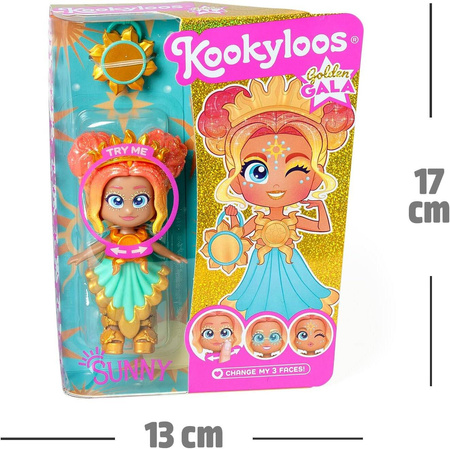 KOOKYLOOS Seria 7 Laleczka GOLDEN GALA SUNNY