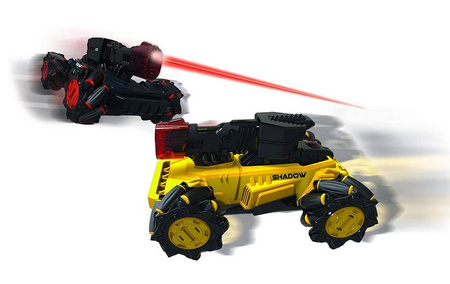 LASER BATTLE HUNTERS 2 POJAZDY STEROWANE RC ZESTAW