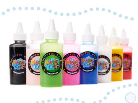 KLEJ ŻEL 3D CRYSTAL GLUE KREATYWNY ZESTAW W WIADERKU MASA PLASTYCZNA