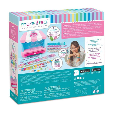 MAKE IT REAL ZESTAW MAGICZNY SKLEP ZE SŁODYCZAMI BRNSOLETKI