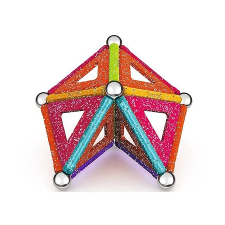 GEOMAG KLOCKI MAGNETYCZNE GLITTER BROKATOWE RECYCLED GM535
