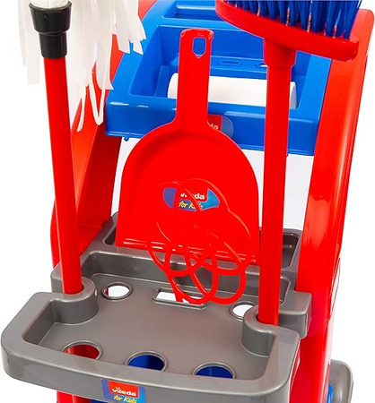 VILEDA ZESTAW DO SPRZĄTANIA DLA DZIECI WÓZEK MOP WIADRO ZABAWKA