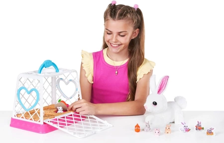 ZURU Pets Alive Interaktywny Królik Mama Bunny Surprise z króliczkami
