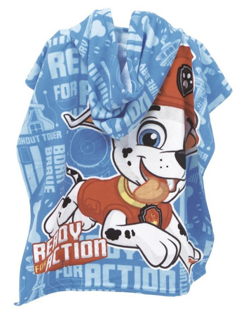 PSI PATROL PAW RĘCZNIK KĄPIELOWY PONCZO PONCHO