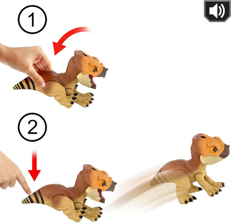 Jurassic World Aquilops Interaktywny przyjaciel Figurka Dinozaur JGC01