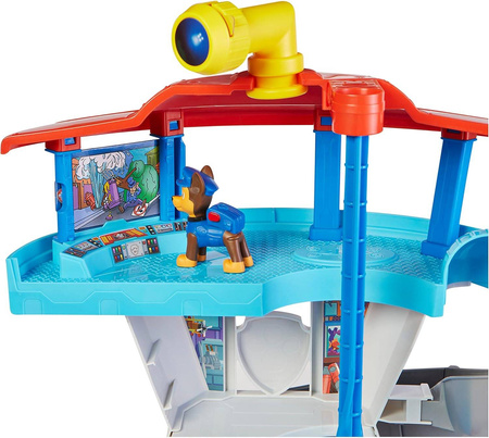 PSI PATROL BAZA OBSERWACYJNA ZE ZJEŻDŻALNIĄ POJAZD CHASE FGURKI