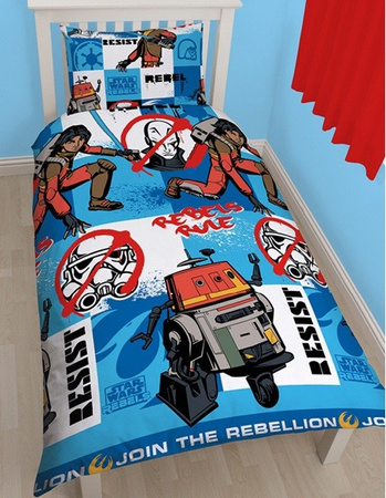 STAR WARS GWIEZDNE WOJNY REBELS POŚCIEL 140x200