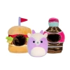 SQUISHVILLE KUCHNIA Zestaw 3 Maskotki Squishmallow Jedz i baw się Foodtruck