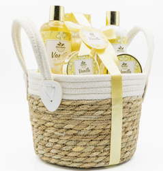 BCS KOSZ ZESTAW PREZENTOWY KOSMETYKÓW CIAŁA KĄPIELI DLA KOBIET ŚWIĄTECZNY